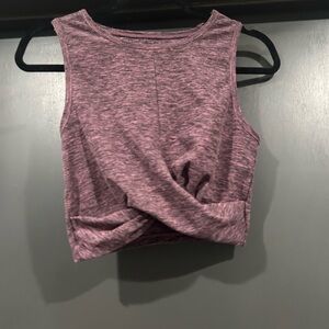 Yogalicious Heathered Purple Tank Top